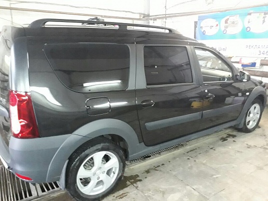 Реклама на автомобиль лада ларгус. Евро краски