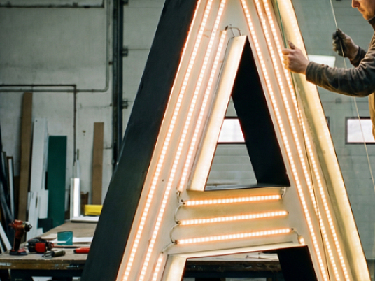 Ремонт вывесок под ключ