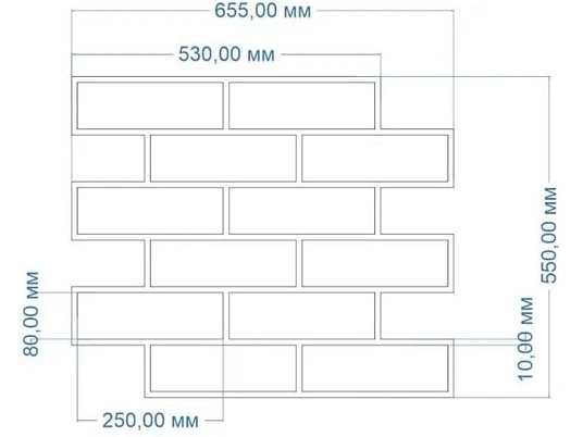Трафареты "Кирпичная кладка"