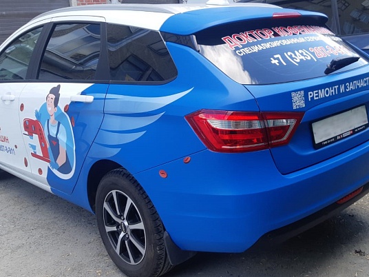 Изготовление наклеек на автомобиль