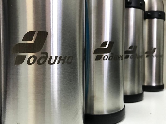 Гравировка на термосе