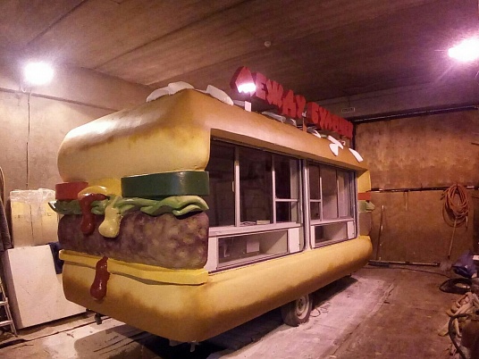 Объемное брендирование прицепа Купава