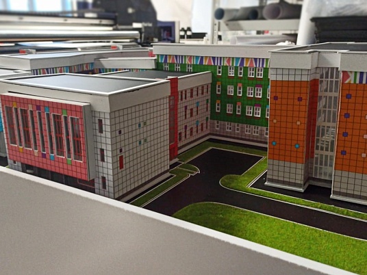 Изготовление архитектурных моделей, проектов зданий, городов.