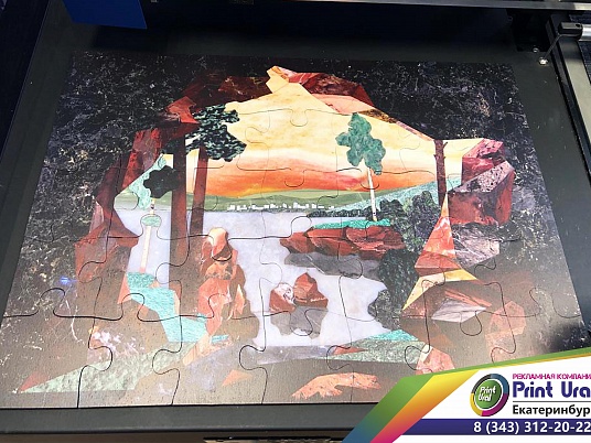 Изготовление пазлов